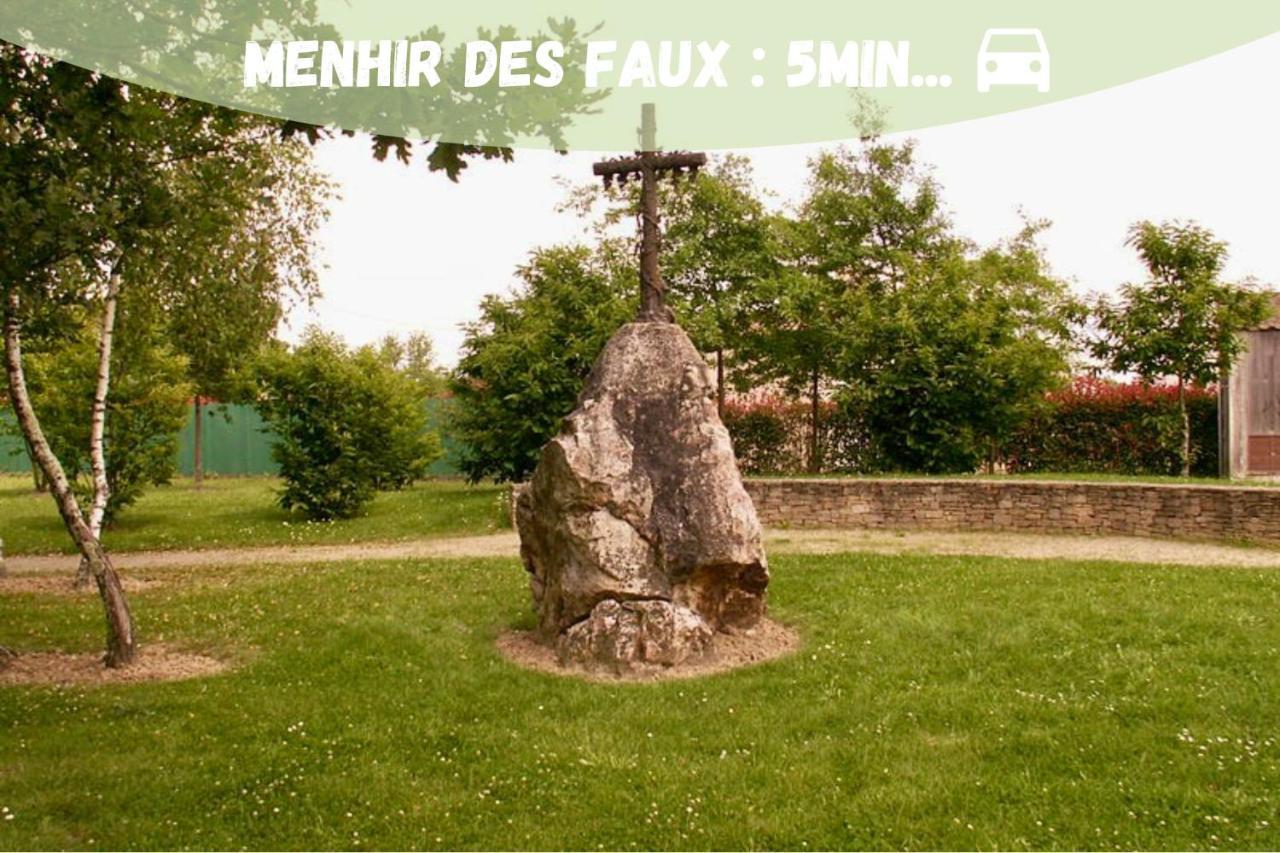 Apartmán Wifi - Parking - Balcon - T2 Les Menhirs Les Sorinières Exteriér fotografie