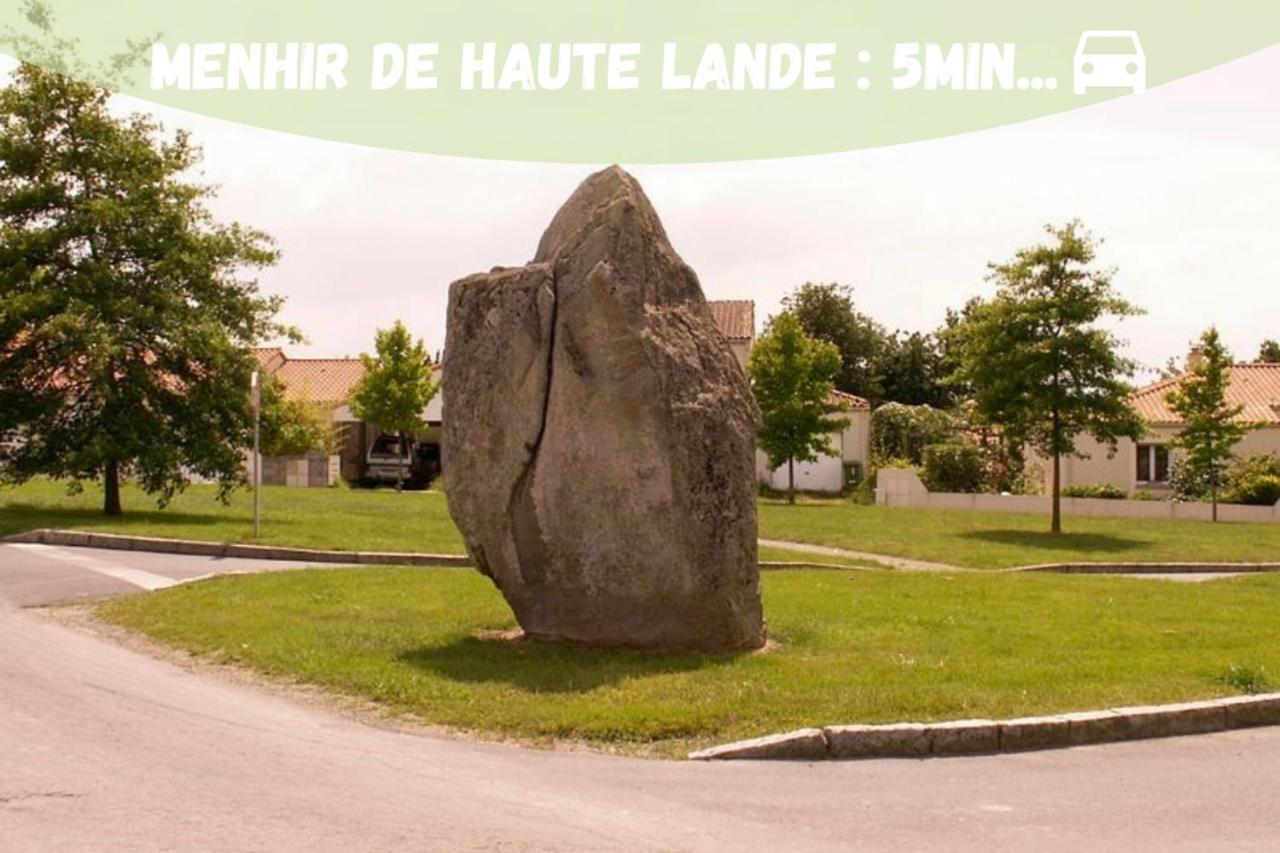 Apartmán Wifi - Parking - Balcon - T2 Les Menhirs Les Sorinières Exteriér fotografie